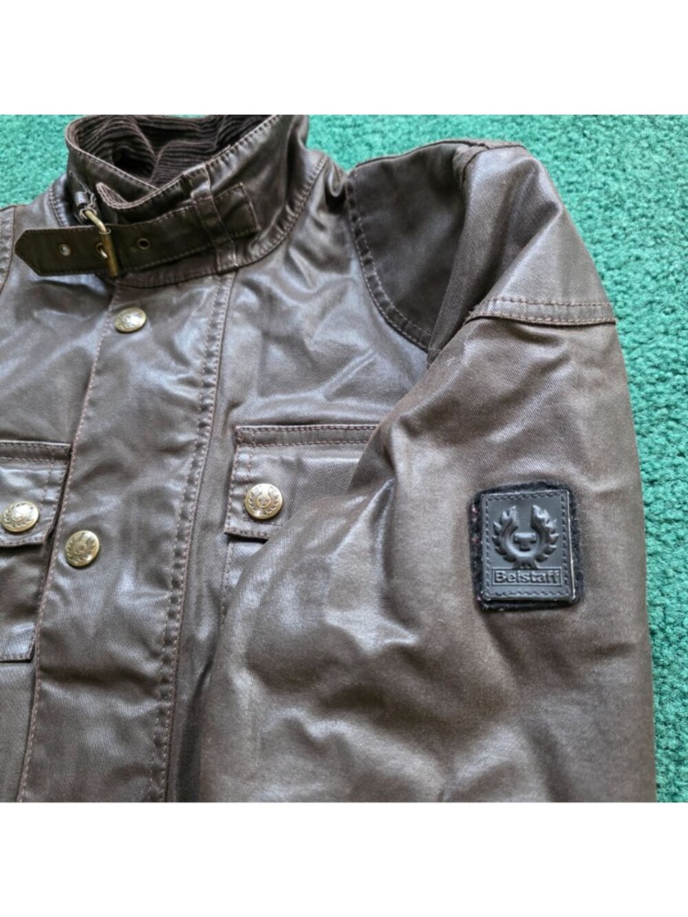Vtg Belstaff Motorcycle Jacket Six Days Blouson 1960 Collection Gold Label Sz 42 - Picture 6 of 16